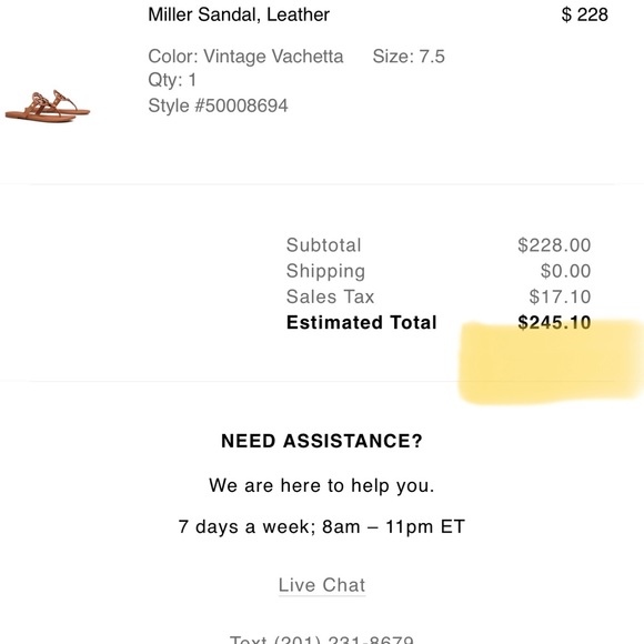 Tory Burch Miller Sandals